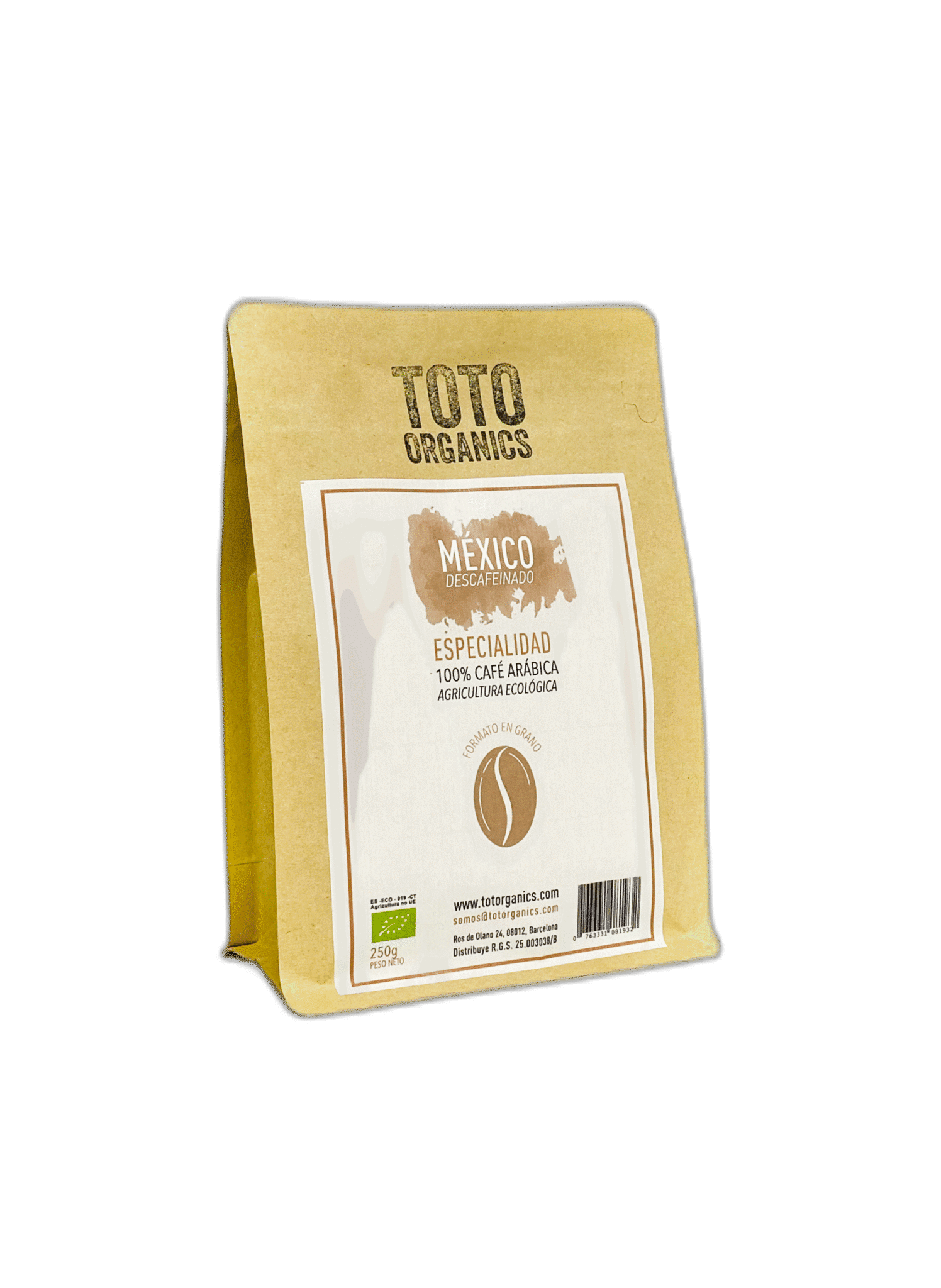 Café specialty México 250g grano BIO Orgánico Café specialty México 250g grano BIO Orgánico - Imagen 1