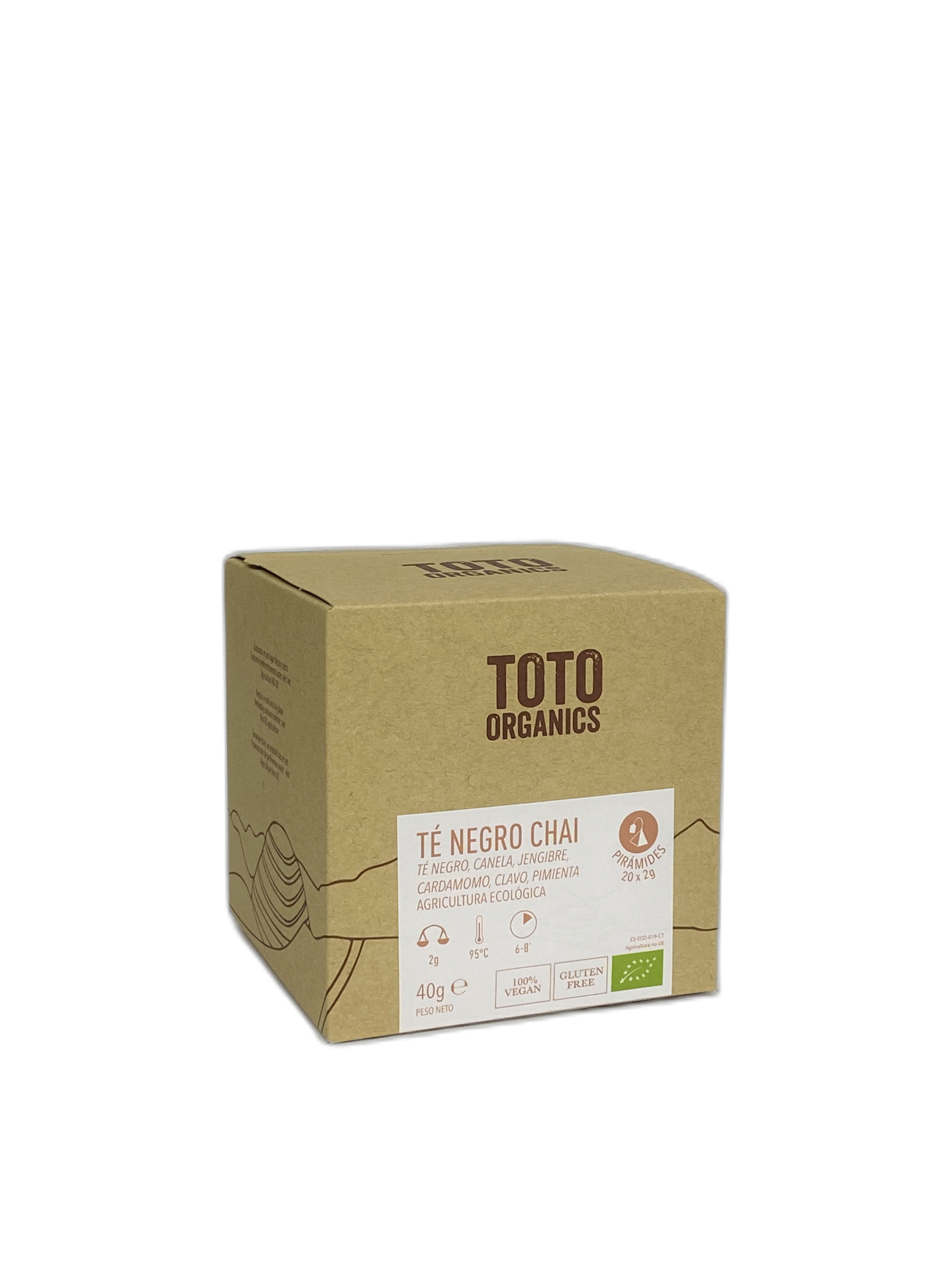 Té Chai Pirámides BIO Orgánico Libre Gluten