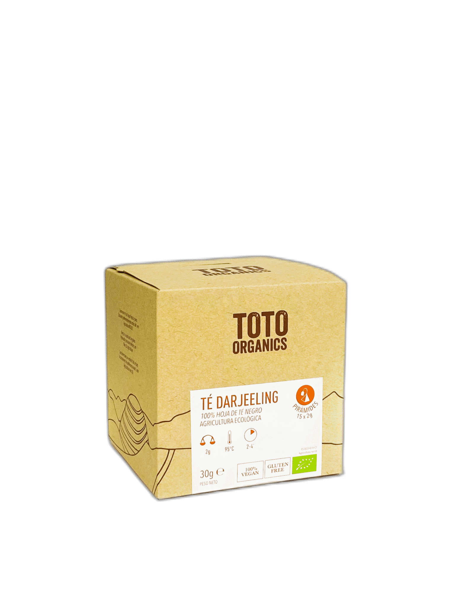 Té Darjeeling Pirámides BIO Orgánico Libre Gluten Té Darjeeling Pirámides BIO Orgánico Libre Gluten - Imagen 1