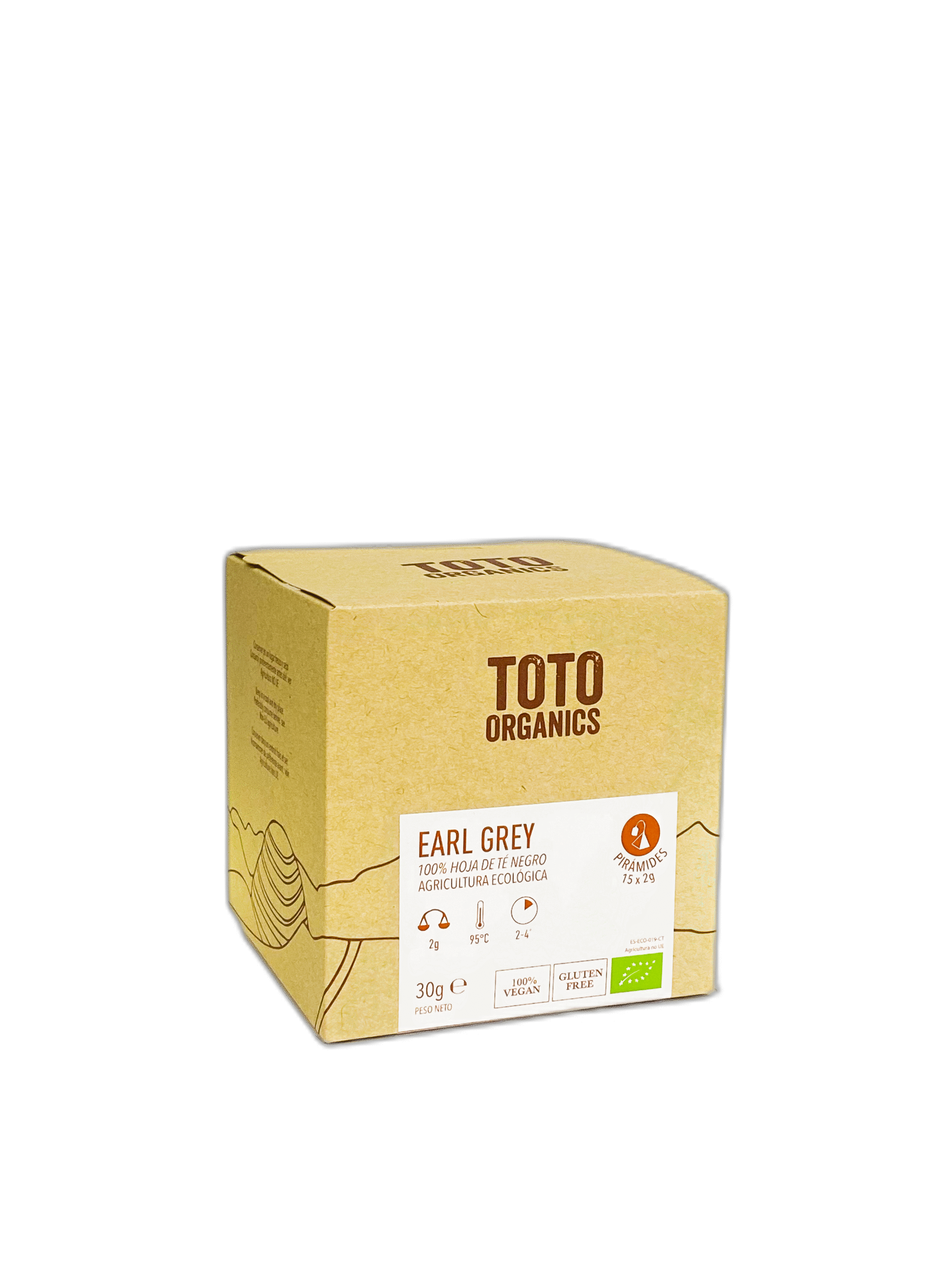 Té Earl Grey Pirámides BIO Orgánico Libre Gluten