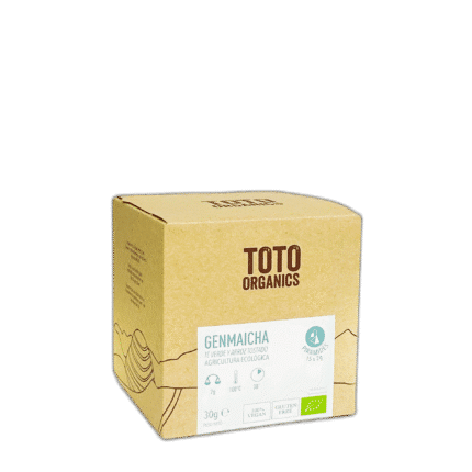 Té Genmaicha Pirámides BIO Orgánico Libre Gluten
