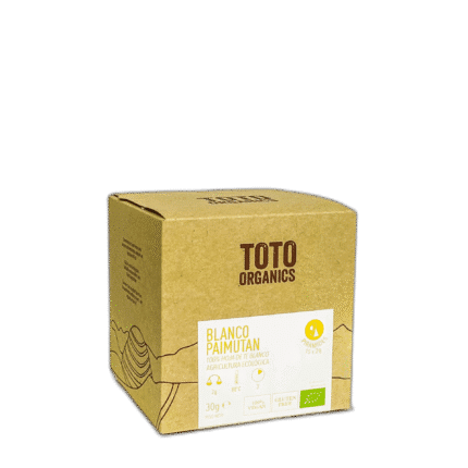 Té Pai Mu Tan Pirámides BIO Orgánico Libre Gluten
