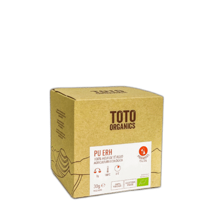 Té Pu Erh Pirámides BIO Orgánico Libre Gluten
