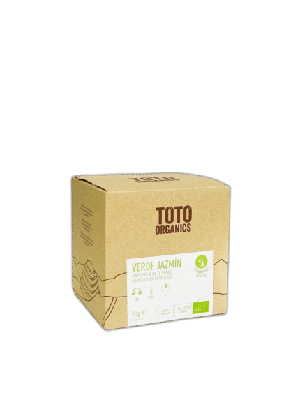 Té Verde Jazmín Pirámides BIO Orgánico Libre Gluten