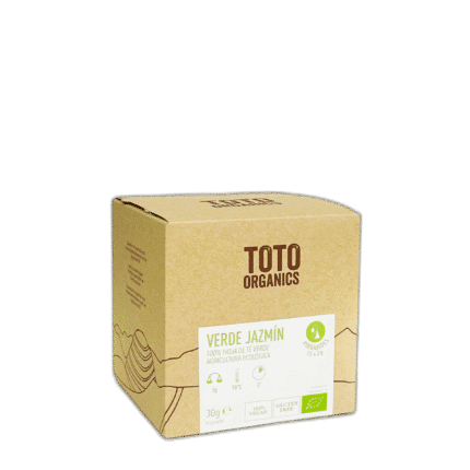 Té Verde Jazmín Pirámides BIO Orgánico Libre Gluten