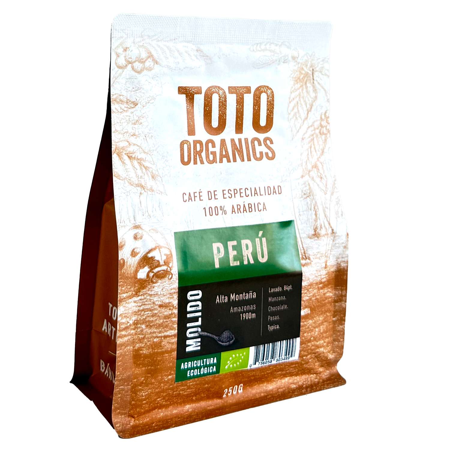 Café Especialidad Perú 250g Molido BIO Orgánico